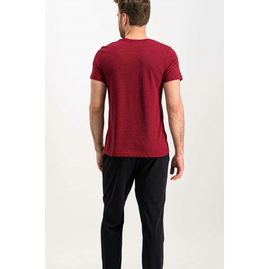 Arnetta Tiny Mealy Bordo Erkek Kısa Kollu Pijama Takımı Arnetta Tiny Mealy Bordo Erkek Kısa Kollu Pijama Takımı