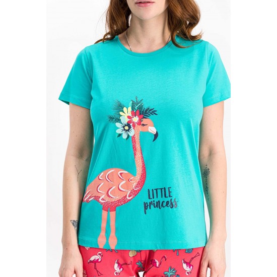 Rolypoly Little Pelican Kadın Pijama Takımı Kısa Kollu 1769