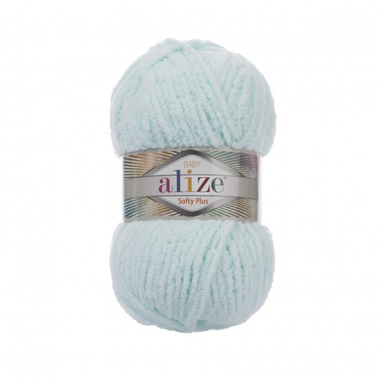 Alize Softy Plus Su Yeşili El Örgü İpi 15 Alize Softy Plus Su Yeşili El Örgü İpi 15