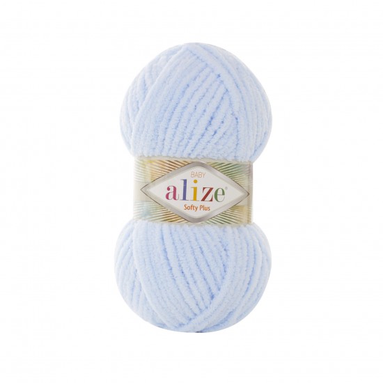 Alize Softy Plus Açık Mavi El Örgü İpi 183 Alize Softy Plus Açık Mavi El Örgü İpi 183