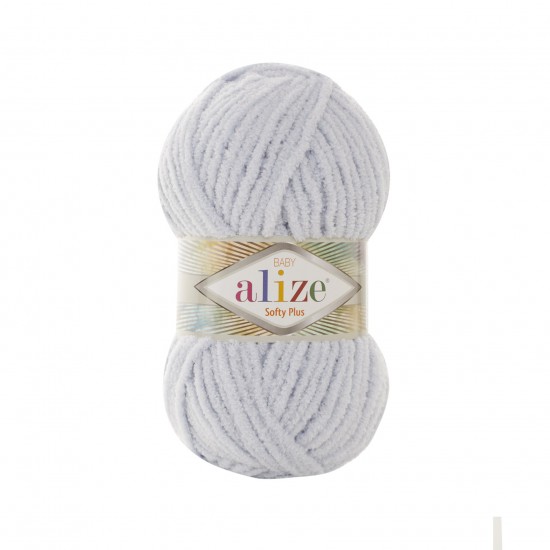 Alize Softy Plus Açık Gri El Örgü İpi 500 Alize Softy Plus Açık Gri El Örgü İpi 500