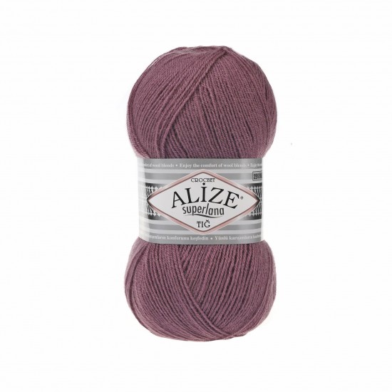 Alize Superlana Tığ Gül Kurusu El Örgü İpi 73 Alize Superlana Tığ Gül Kurusu El Örgü İpi 73