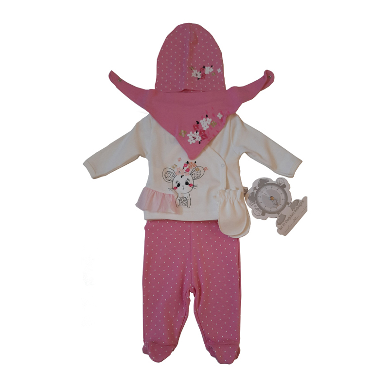 İmaj Minik Fare Yenidoğan Kız Bebek 5' Li Set - Pembe İmaj Minik Fare Yenidoğan Kız Bebek 5' Li Set - Pembe