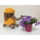 Doğal Örgü Amigurumi Oyuncak Fil Doğal Örgü Amigurumi Oyuncak Fil