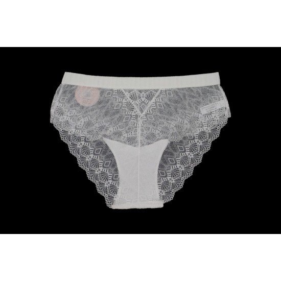 Vanilya Secret Dantel Lastikli Pamuklu Beyaz Bikini Külot Vanilya Secret Dantel Lastikli Pamuklu Beyaz Bikini Külot