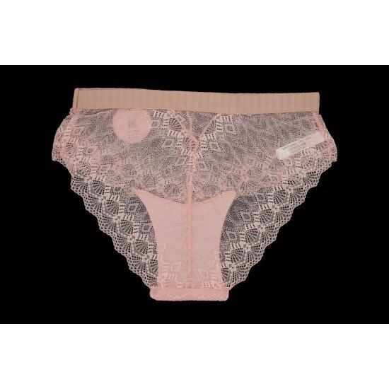Vanilya Secret Dantel Lastikli Pamuklu Pembe Bikini Külot Vanilya Secret Dantel Lastikli Pamuklu Pembe Bikini Külot