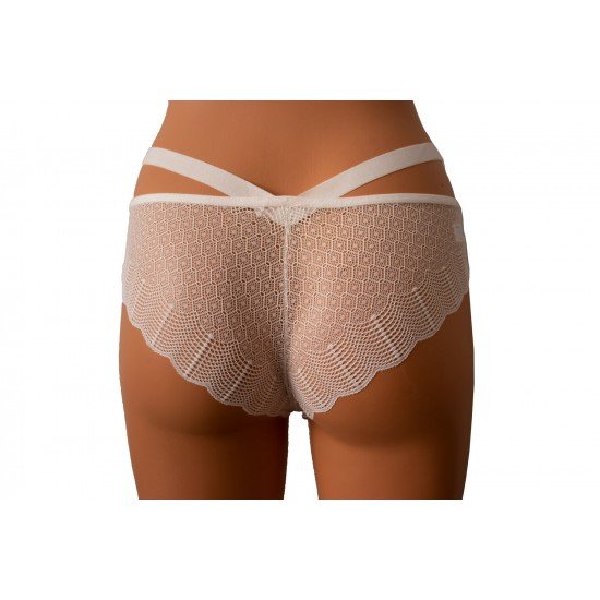 Vanilya Secret Fantezi Taşlı Pamuklu Beyaz Bikini Külot Vanilya Secret Fantezi Taşlı Pamuklu Beyaz Bikini Külot