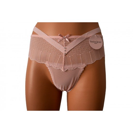 Vanilya Secret Fantezi Taşlı Pamuklu Pudra Pembe Bikini Külot Vanilya Secret Fantezi Taşlı Pamuklu Pudra Pembe Bikini Külot