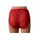 Vanilya Secret Asorti 1030 Pamuklu Kırmızı Yüksek Bel Bikini Külot