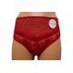 Vanilya Secret Asorti 883 Pamuklu Kırmızı Yüksek Bel Bikini Külot