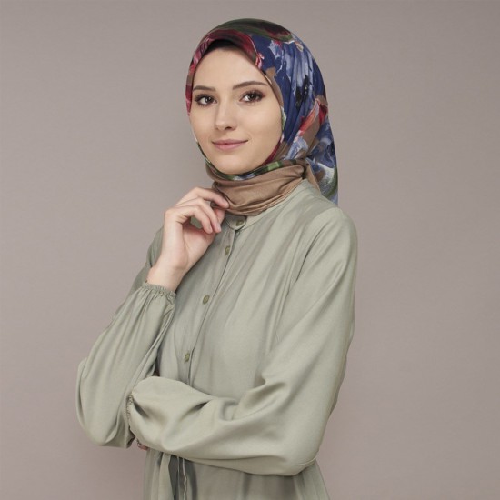 Chavelle El Dikişli Soft Bambu Emp-100 AN31 12 Kirli Bej Eşarp Chavelle El Dikişli Soft Bambu Emp-100 AN31 12 Kirli Bej Eşarp