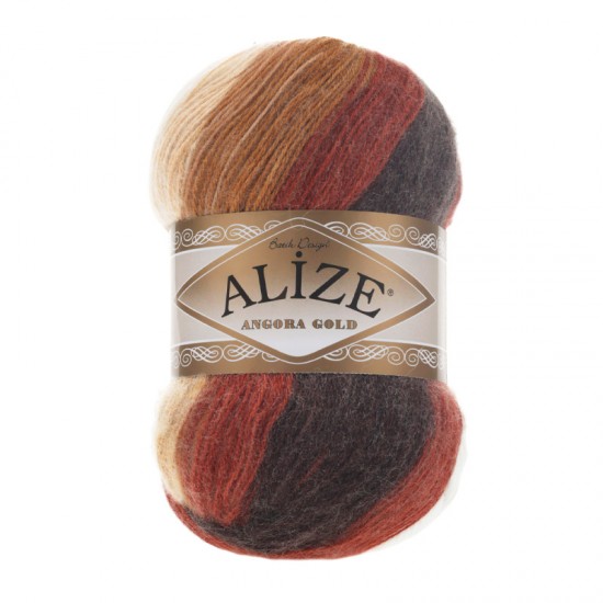 Alize Angora Gold Batik El Örgü İpi 2626 Alize Angora Gold Batik El Örgü İpi 2626