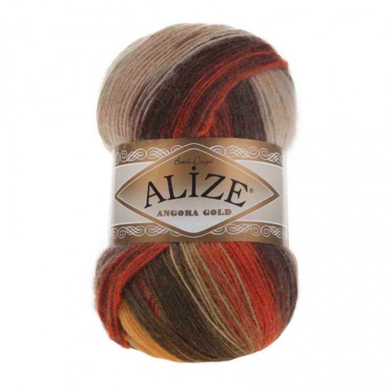 Alize Angora Gold Batik El Örgü İpi 6060 Alize Angora Gold Batik El Örgü İpi 6060