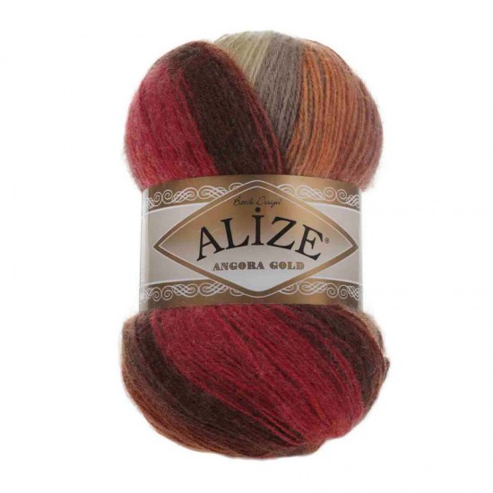 Alize Angora Gold Batik El Örgü İpi 6283 Alize Angora Gold Batik El Örgü İpi 6283