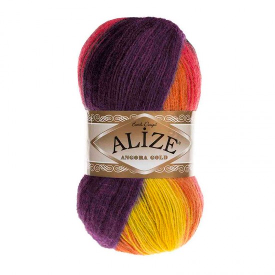Alize Angora Gold Batik El Örgü İpi 6834 Alize Angora Gold Batik El Örgü İpi 6834