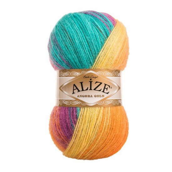 Alize Angora Gold Batik El Örgü İpi 7074 Alize Angora Gold Batik El Örgü İpi 7074