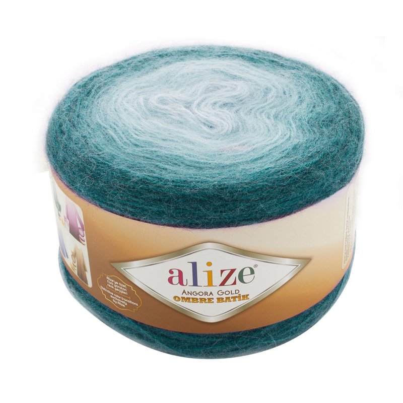 Alize Angora Gold Ombre Batik El Örgü İpi 7230 Alize Angora Gold Ombre Batik El Örgü İpi 7230