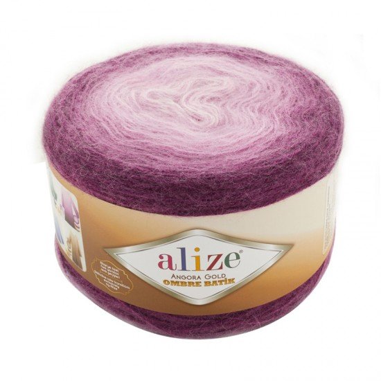 Alize Angora Gold Ombre Batik El Örgü İpi 7244 Alize Angora Gold Ombre Batik El Örgü İpi 7244