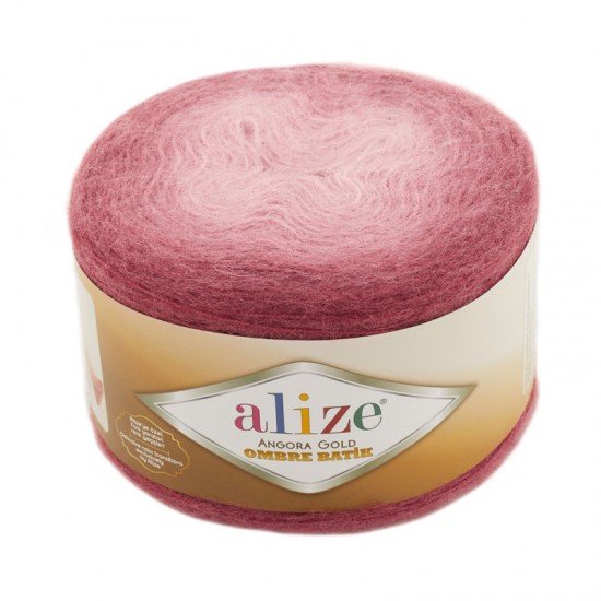 Alize Angora Gold Ombre Batik El Örgü İpi 7247 Alize Angora Gold Ombre Batik El Örgü İpi 7247