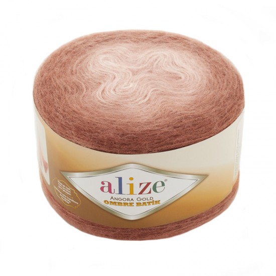 Alize Angora Gold Ombre Batik El Örgü İpi 7302 Alize Angora Gold Ombre Batik El Örgü İpi 7302