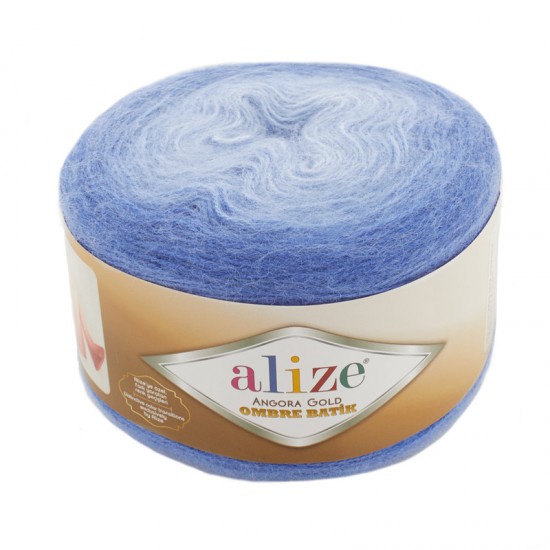 Alize Angora Gold Ombre Batik El Örgü İpi 7303 Alize Angora Gold Ombre Batik El Örgü İpi 7303