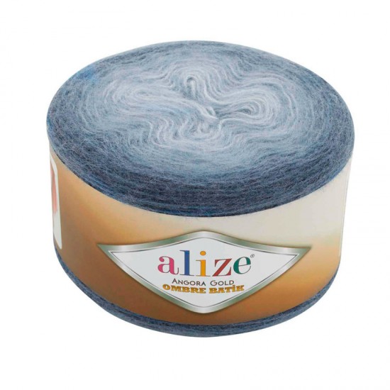 Alize Angora Gold Ombre Batik El Örgü İpi 7363 Alize Angora Gold Ombre Batik El Örgü İpi 7363