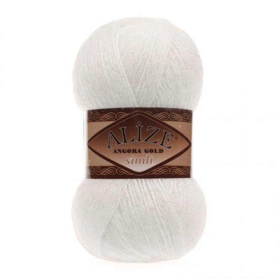 Alize Angora Gold Simli İnci El Örgü İpi 450 Alize Angora Gold Simli İnci El Örgü İpi 450