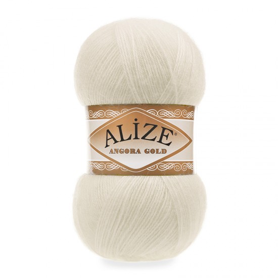 Alize Angora Gold Krem El Örgü İpi 01 Alize Angora Gold Krem El Örgü İpi 01