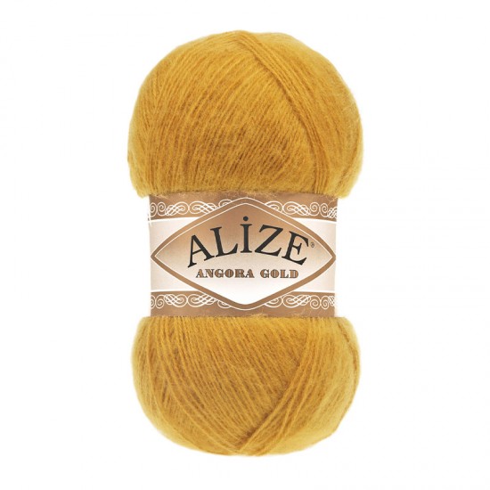 Alize Angora Gold Safran El Örgü İpi 02