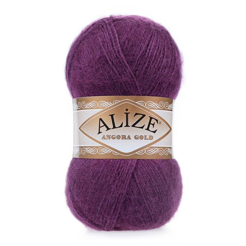 Alize Angora Gold Mürdüm El Örgü İpi 111 Alize Angora Gold Mürdüm El Örgü İpi 111