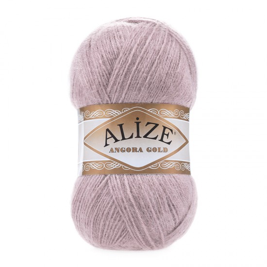 Alize Angora Gold Gül Grisi El Örgü İpi 163