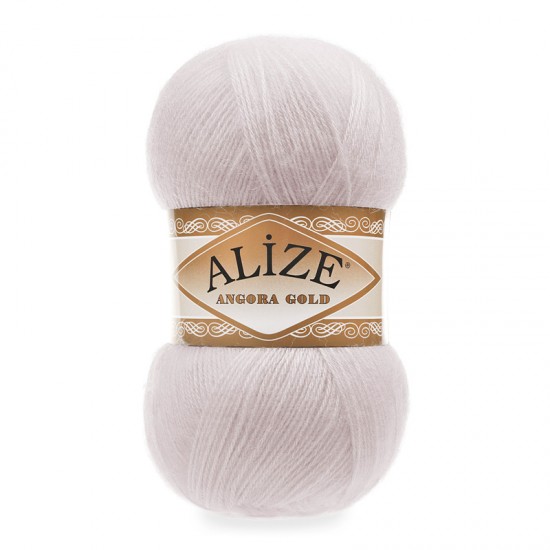 Alize Angora Gold Kış Beyazı El Örgü İpi 168