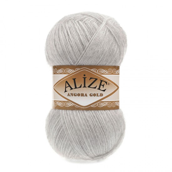 Alize Angora Gold Açık Gri Melanj El Örgü İpi 208 Alize Angora Gold Açık Gri Melanj El Örgü İpi 208