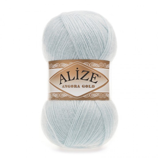 Alize Angora Gold Buz Mavisi El Örgü İpi 514 Alize Angora Gold Buz Mavisi El Örgü İpi 514