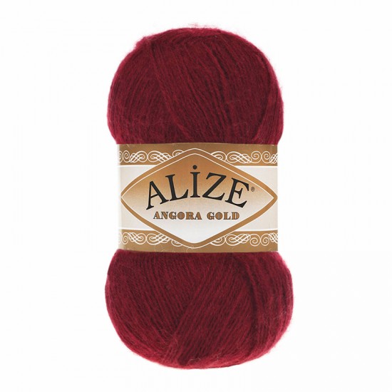 Alize Angora Gold Bordo El Örgü İpi 57