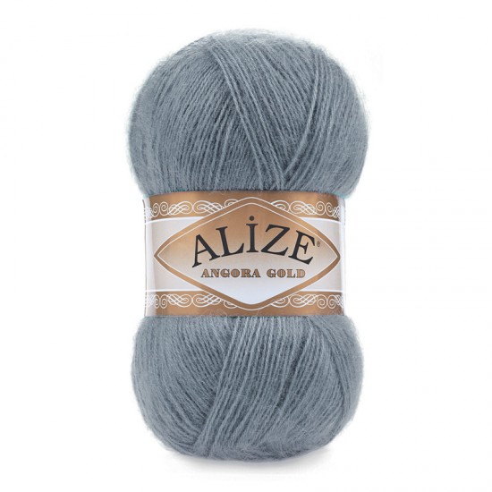 Alize Angora Gold Orta Gri El Örgü İpi 87 Alize Angora Gold Orta Gri El Örgü İpi 87