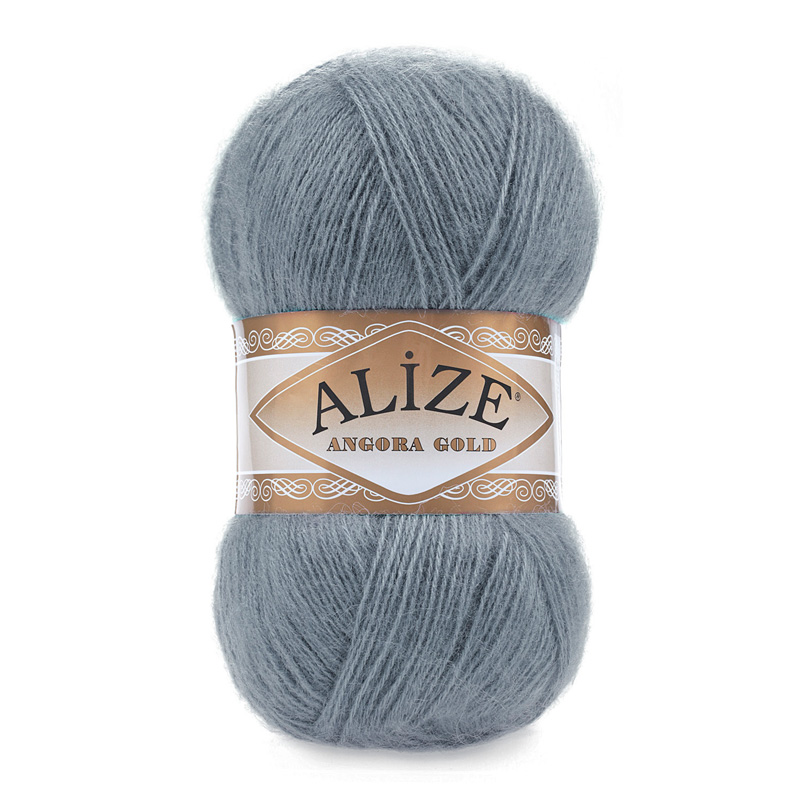 Alize Angora Gold Orta Gri El Örgü İpi 87 Alize Angora Gold Orta Gri El Örgü İpi 87