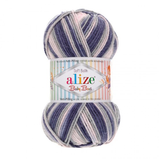 Alize Baby Best Batik El Örgü İpi 6665 Alize Baby Best Batik El Örgü İpi 6665