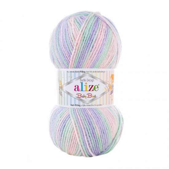 Alize Baby Best Batik El Örgü İpi 7258 Alize Baby Best Batik El Örgü İpi 7258
