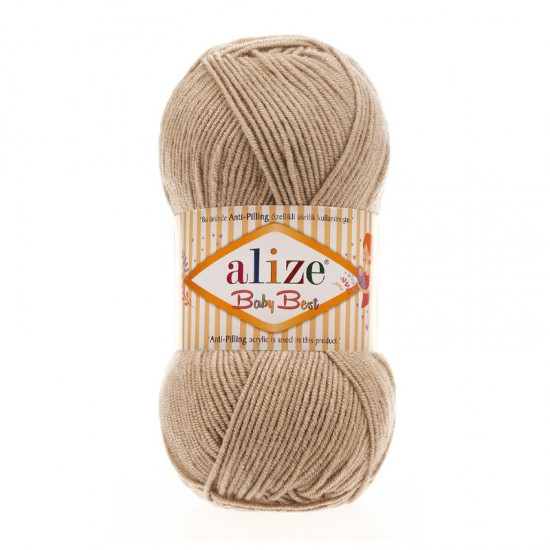 Alize Baby Best Bej El Örgü İpi 256 Alize Baby Best Bej El Örgü İpi 256