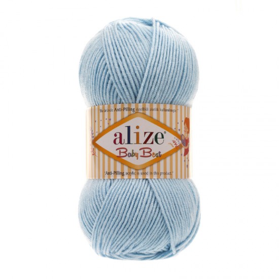 Alize Baby Best Mavi El Örgü İpi 40 Alize Baby Best Mavi El Örgü İpi 40