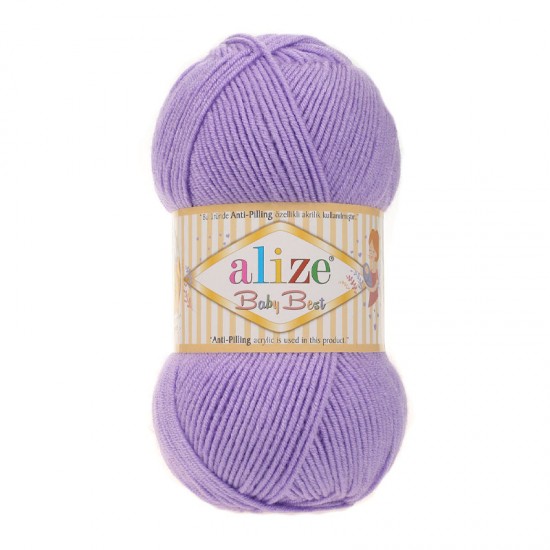 Alize Baby Best Lavanta El Örgü İpi 43 Alize Baby Best Lavanta El Örgü İpi 43