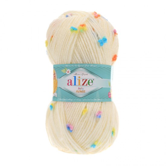 Alize Baby Flower El Örgü İpi 5383 Alize Baby Flower El Örgü İpi 5383