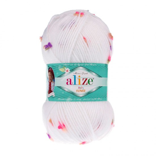 Alize Baby Flower El Örgü İpi 5872 Alize Baby Flower El Örgü İpi 5872