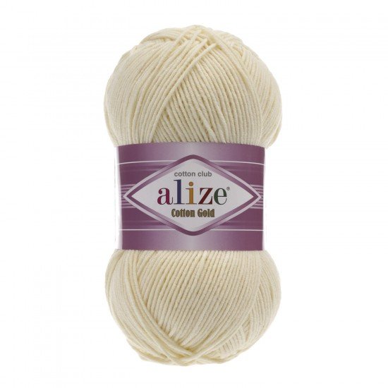 Alize Cotton Gold Krem El Örgü İpi 01