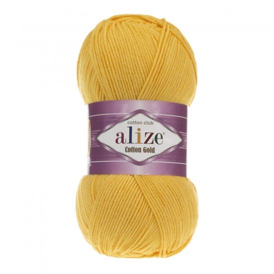 Alize Cotton Gold Koyu Sarı El Örgü İpi 216 Alize Cotton Gold Koyu Sarı El Örgü İpi 216