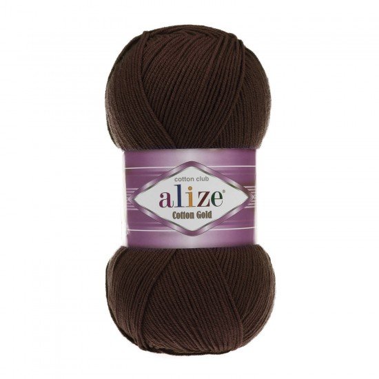 Alize Cotton Gold Kahverengi El Örgü İpi 26 Alize Cotton Gold Kahverengi El Örgü İpi 26