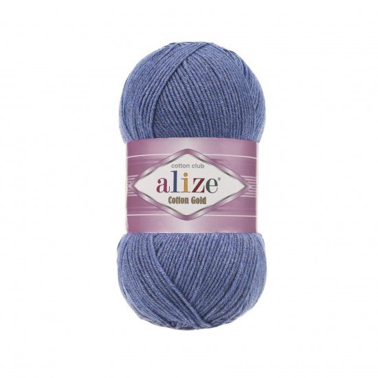 Alize Cotton Gold Mavi Melanj El Örgü İpi 374 Alize Cotton Gold Mavi Melanj El Örgü İpi 374