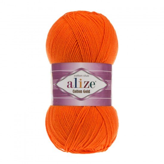 Alize Cotton Gold Turuncu El Örgü İpi 37