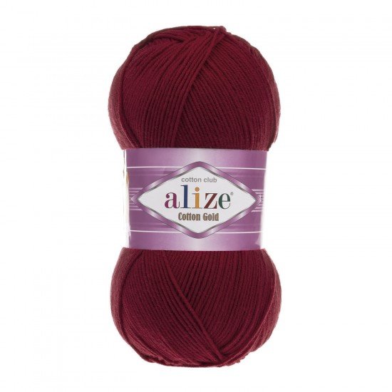 Alize Cotton Gold Vişne Çürüğü El Örgü İpi 390 Alize Cotton Gold Vişne Çürüğü El Örgü İpi 390
